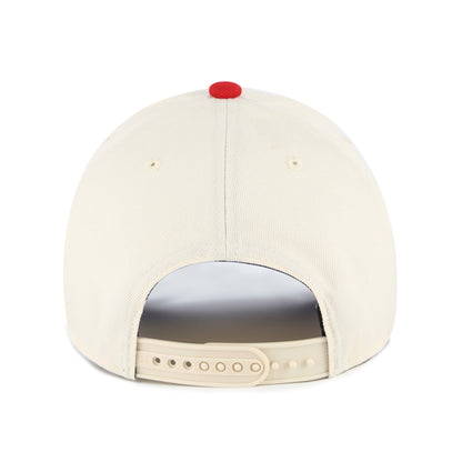 Pictured is this NHL Detroit Red Wings Sure Shot '47 MVP cap in natural. 3