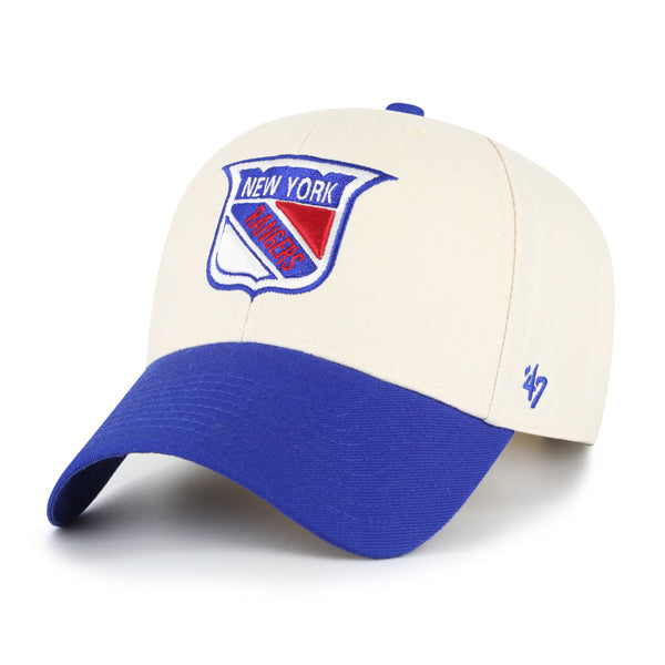 Pictured is this NHL New York Rangers Sure Shot '47 MVP cap in natural. 3