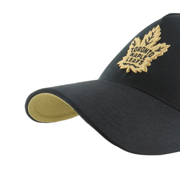 Pictured is this NHL Toronto Maple Leafs Sure Shot '47 MVP cap in black. 5