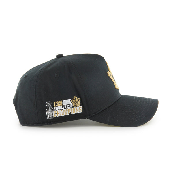 Pictured is this NHL Toronto Maple Leafs Sure Shot '47 MVP cap in black. 4