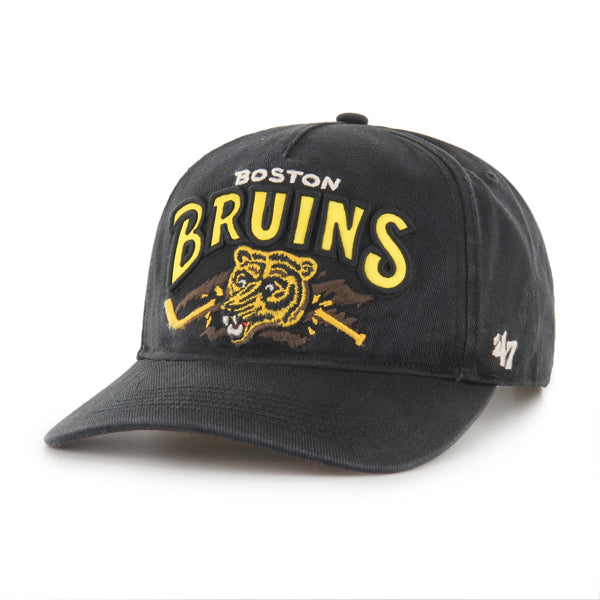 Pictured is this NHL Boston Bruins Charlton '47 HITCH cap in black. 2