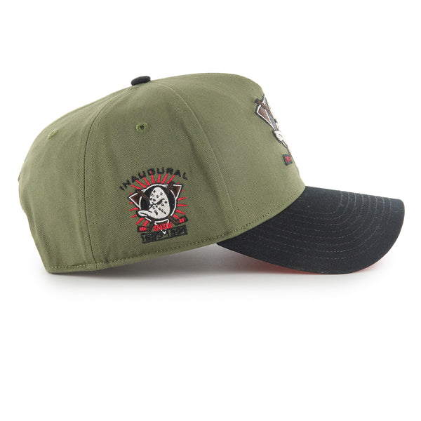 Pictured is this NHL Anaheim Ducks Sure Shot '47 MVP cap in beige/khaki. 3