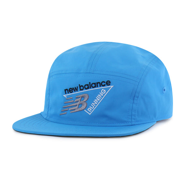 Pictured is this New Balance BRRR Branded Alt ’47 FIVE PANEL cap in blue. 1