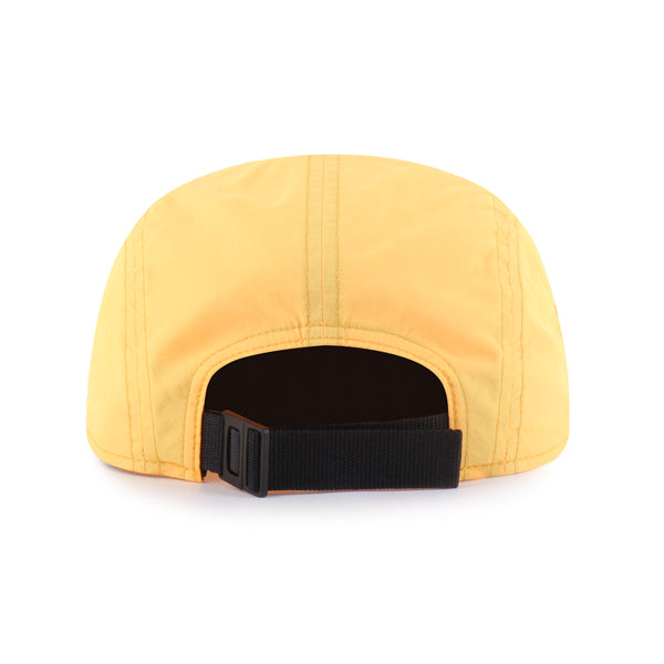 Pictured is this New Balance BRRR Branded Alt ’47 FIVE PANEL cap in medium orange. 2