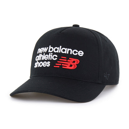 Pictured is this New Balance Branded ’47 HITCH cap in black. 1