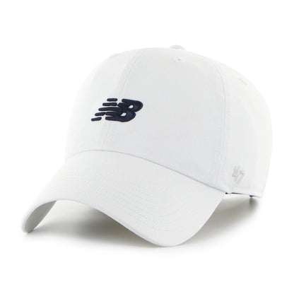 Pictured is this New Balance Core ’47 CLEAN UP cap in navy. 1