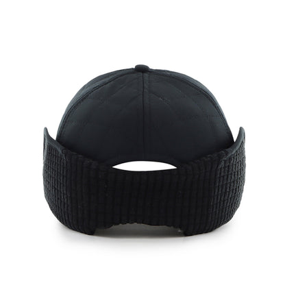 Pictured is this New Balance BRRR Pro Earflap ’47 CLEAN UP cap in black. 4