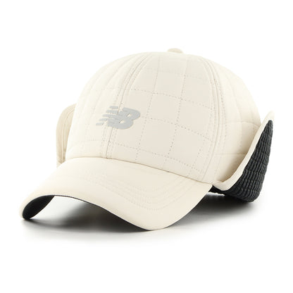 Pictured is this New Balance BRRR Pro Earflap ’47 CLEAN UP cap in light beige. 3