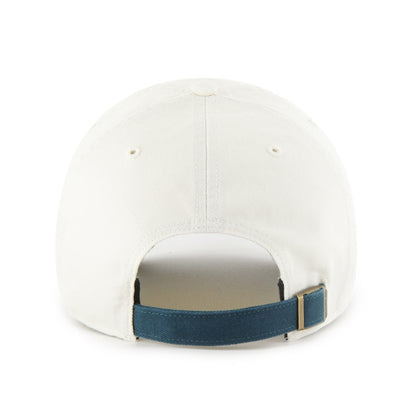 Pictured is this New Balance Core '47 CLEAN UP cap in cream and dark green. 2