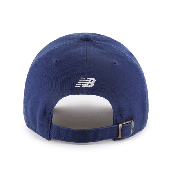Pictured is this New Balance Dad Shoe '47 CLEAN UP cap in navy. 2