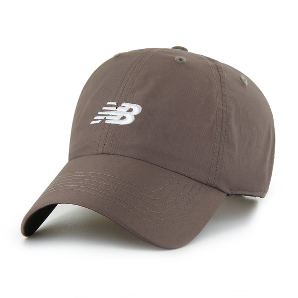 Pictured is this New Balance BRRR '47 CLEAN UP cap in brown. 1