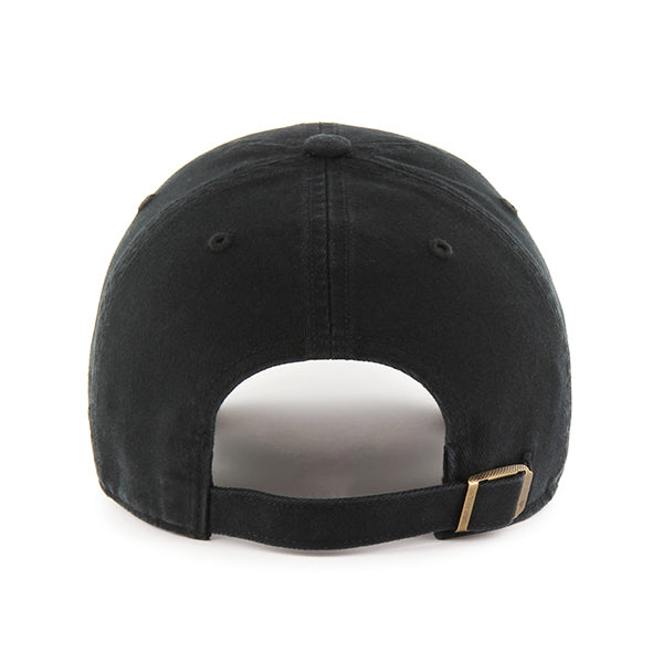 Pictured is this My Dog Is My Child Phrase Base Runner '47 CLEAN UP cap in black. 2