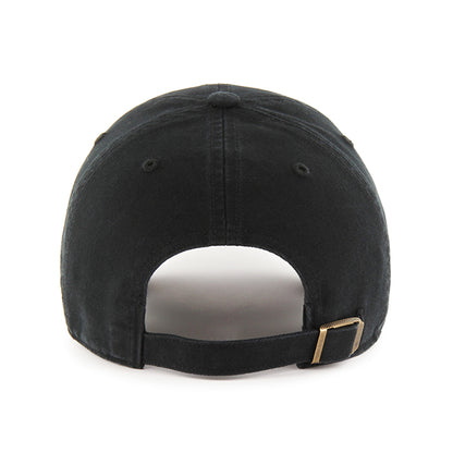 Pictured is this My Dog Is My Child Phrase Base Runner '47 CLEAN UP cap in black. 2