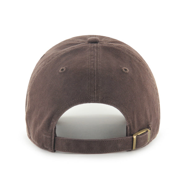 Pictured is this Sunflower Icon Base Runner '47 CLEAN UP cap in brown. 2