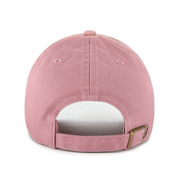 Pictured is this Fruit Icon Strawberry Base Runner '47 CLEAN UP cap in pink. 2