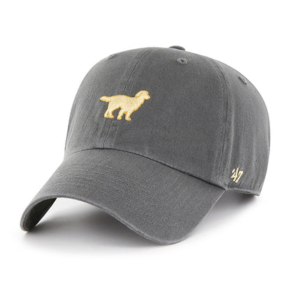 Pictured is this Dog Icon Golden Retriever '47 CLEAN UP cap in dark grey. 1