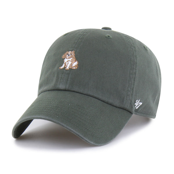Pictured is this Dog Icon Cavalier Spaniel '47 CLEAN UP cap in green. 1