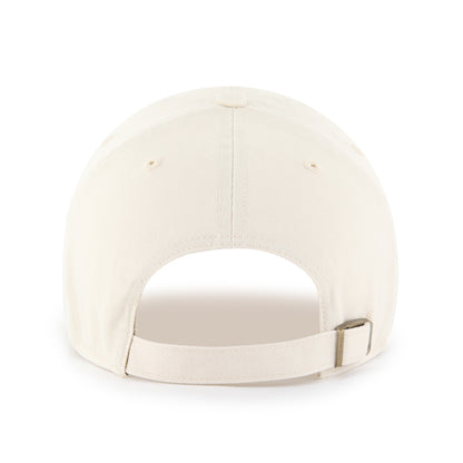 Pictured is this Dog Icon German Shepherd Base Runner '47 CLEAN UP cap in natural. 2